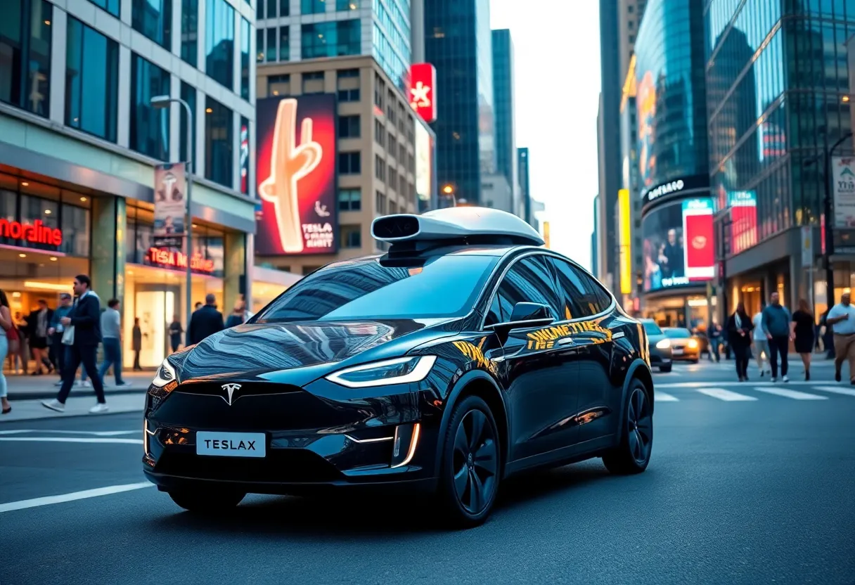 Tesla Robotaxi Services in Austin