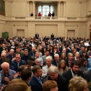 Crowd gathered at Texas Capitol for redistricting hearing