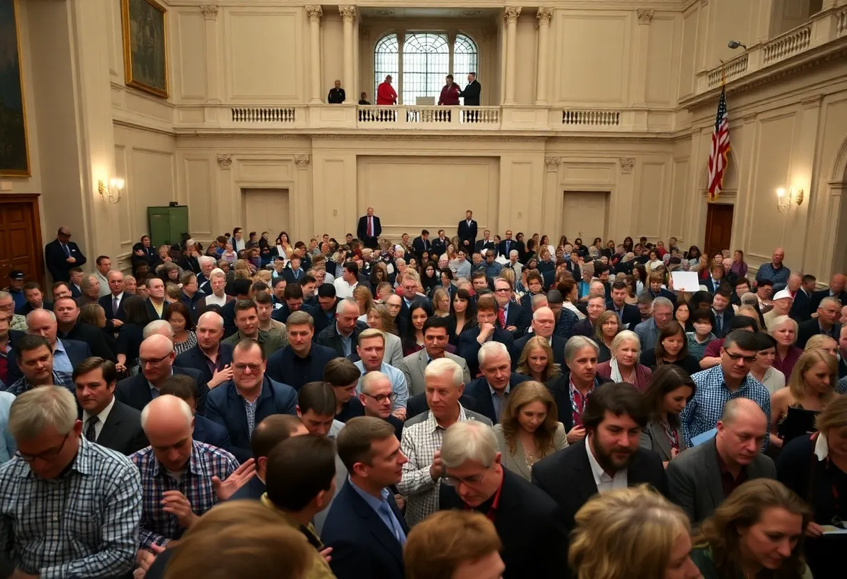 Crowd gathered at Texas Capitol for redistricting hearing