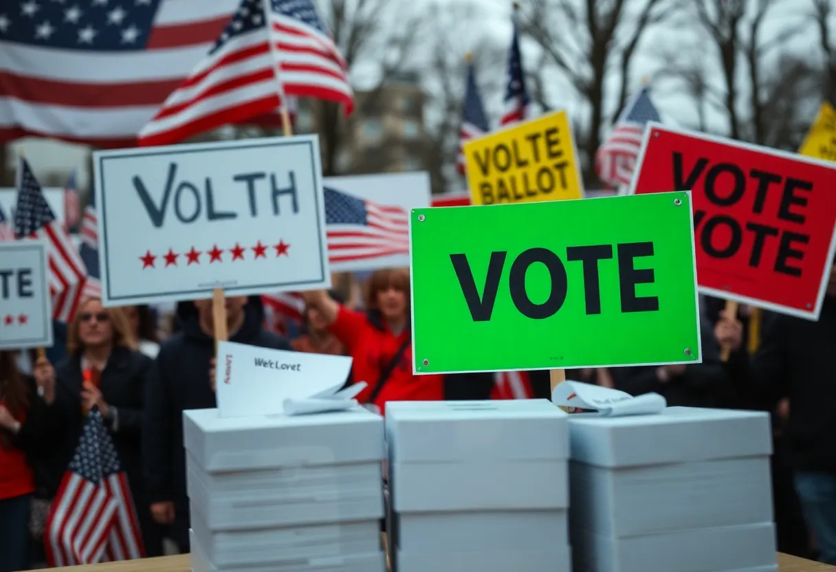 Symbolic representation of political tensions in Texas legislative session.