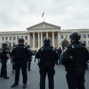 Police and security at Texas State Capitol