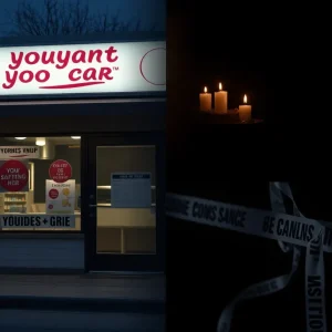 Candlelight vigil for the victims of the Yogurt Shop Murders