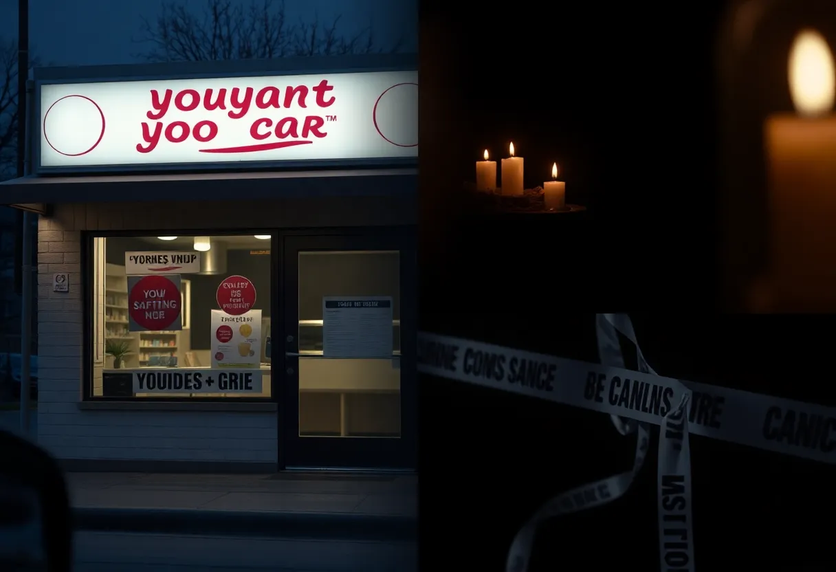 Candlelight vigil for the victims of the Yogurt Shop Murders
