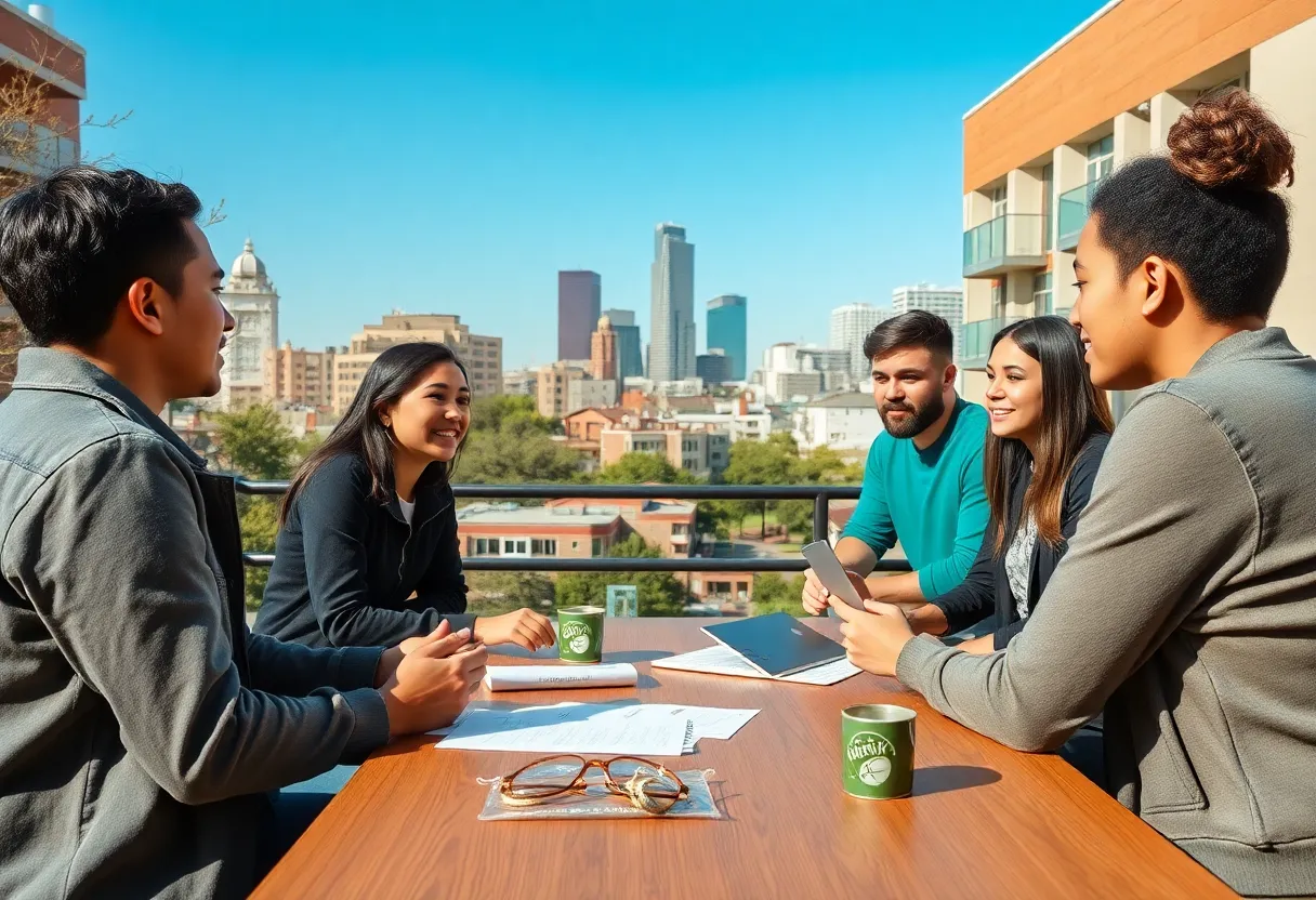 Students seeking housing assistance at Austin Community College