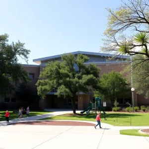 Exterior view of an Austin Independent School District school building