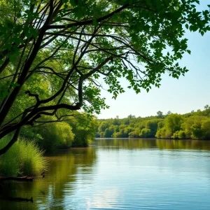 Nature scene representing environmental activism in Texas