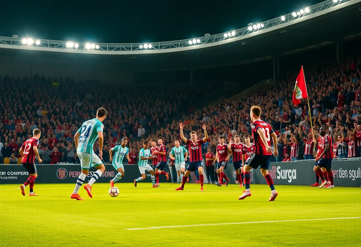 Soccer match between Austin FC and Seattle Sounders