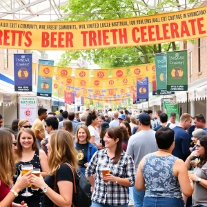 Community gathering celebrating Legacy Business Month in Austin