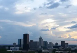 Austin Texas skyline with economic changes