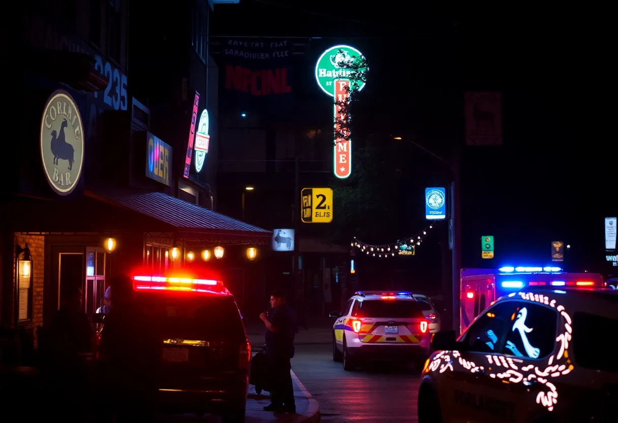 Emergency services at Buckshot Bar in Austin