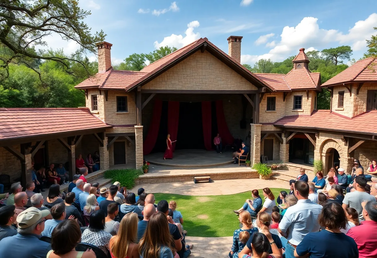 Curtain Theatre in Austin during a performance