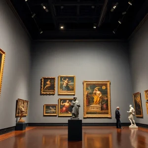 Artworks from the Hispanic Baroque exhibition at Blanton Museum