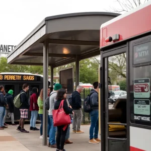 Scene of North Austin bus stop where a body was found.