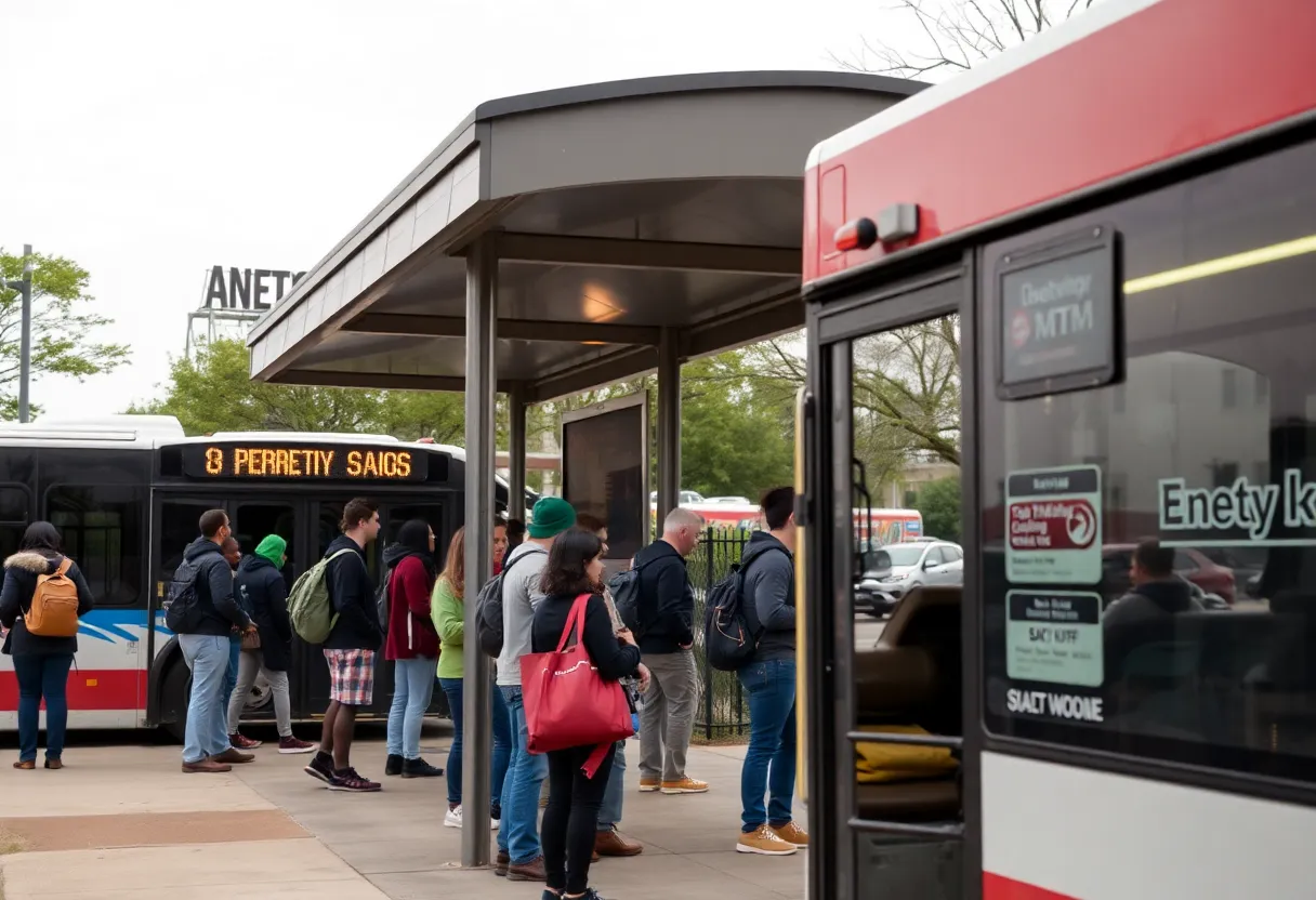Scene of North Austin bus stop where a body was found.