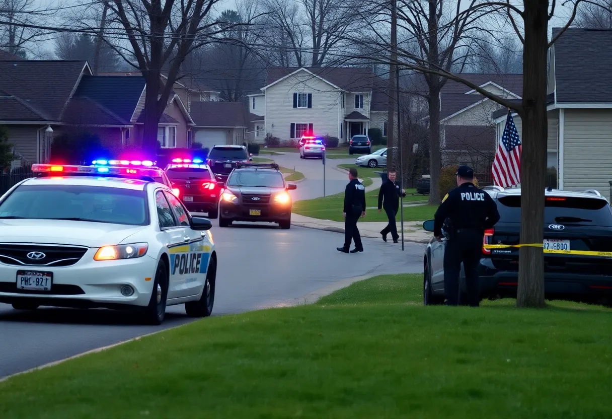 Police manhunt in a suburban Austin neighborhood