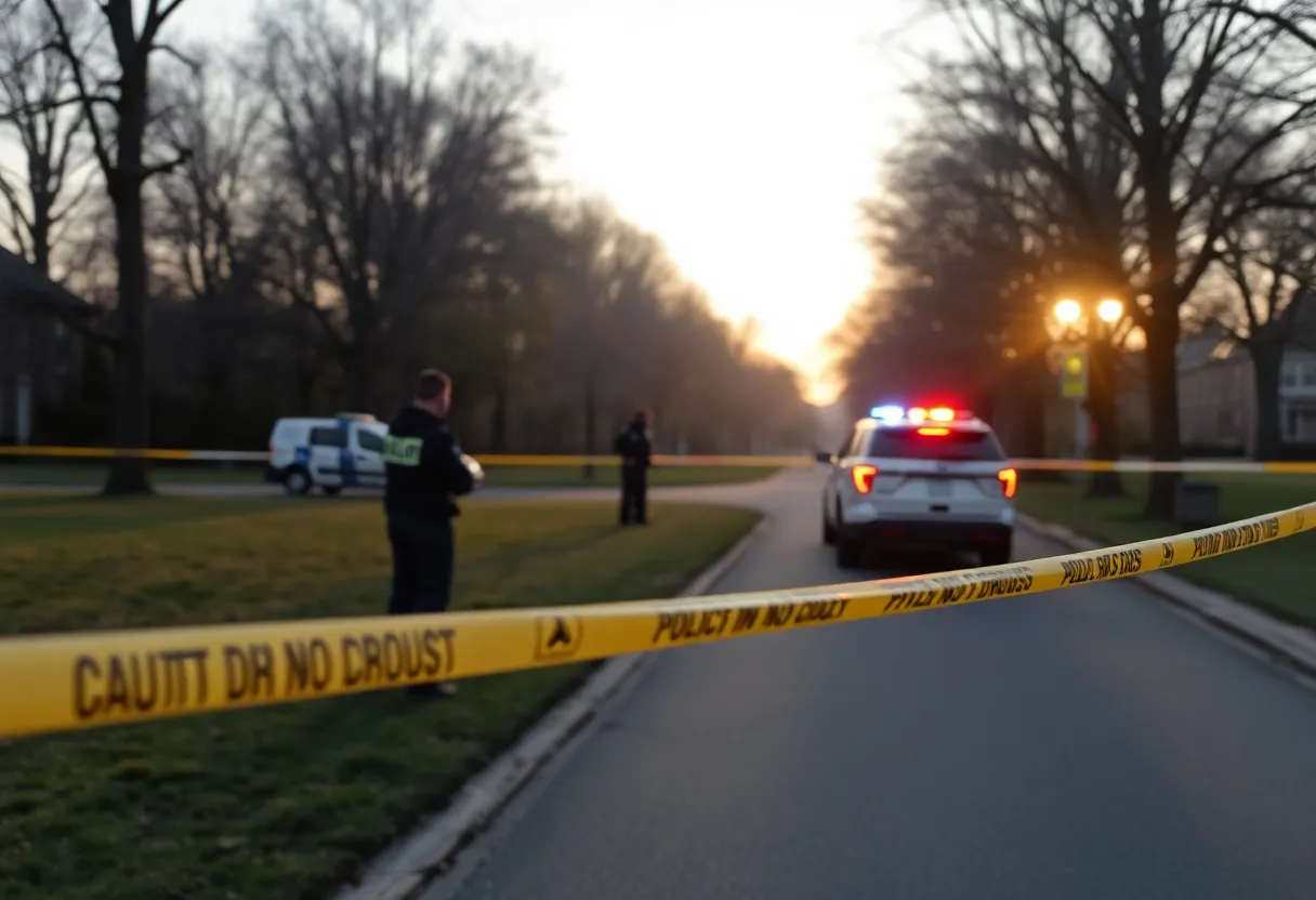 Police activity in Zilker Park following a shooting incident.