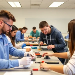 Students in Career Training