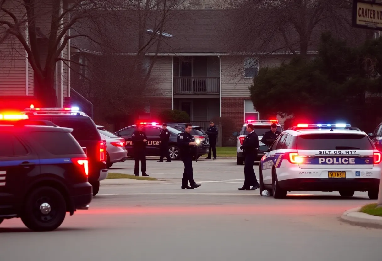 SWAT team at Belmont Apartments in Austin