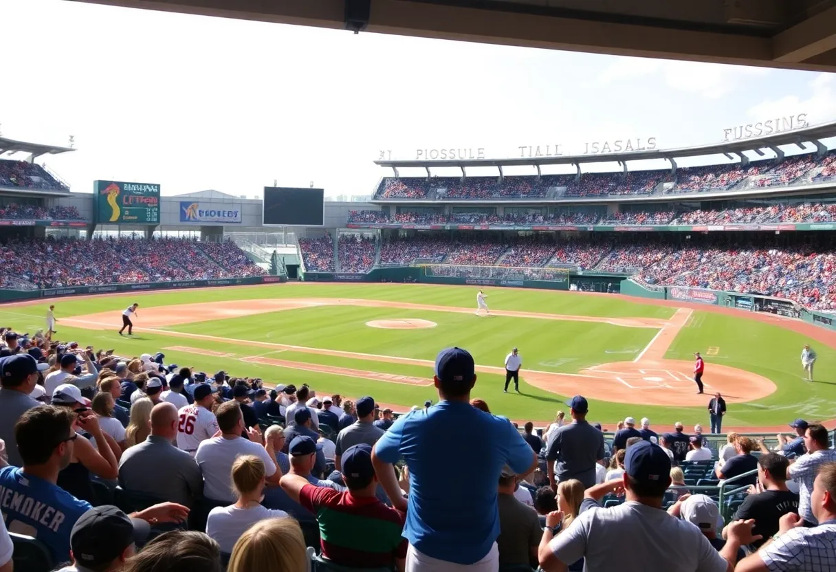 Celebration of the Texas baseball team's SEC victory