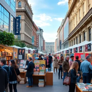 Texas Book Festival in Austin, showcasing book enthusiasts and authors