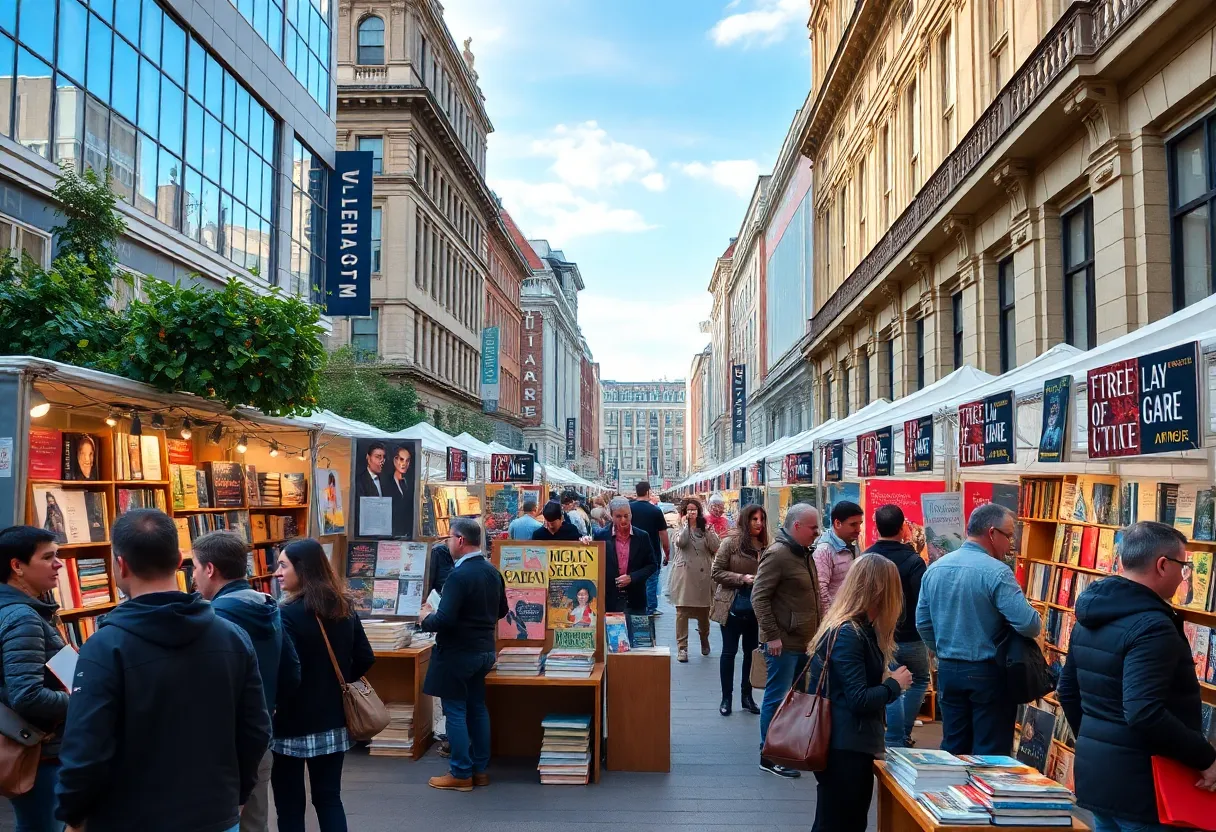 Texas Book Festival in Austin, showcasing book enthusiasts and authors