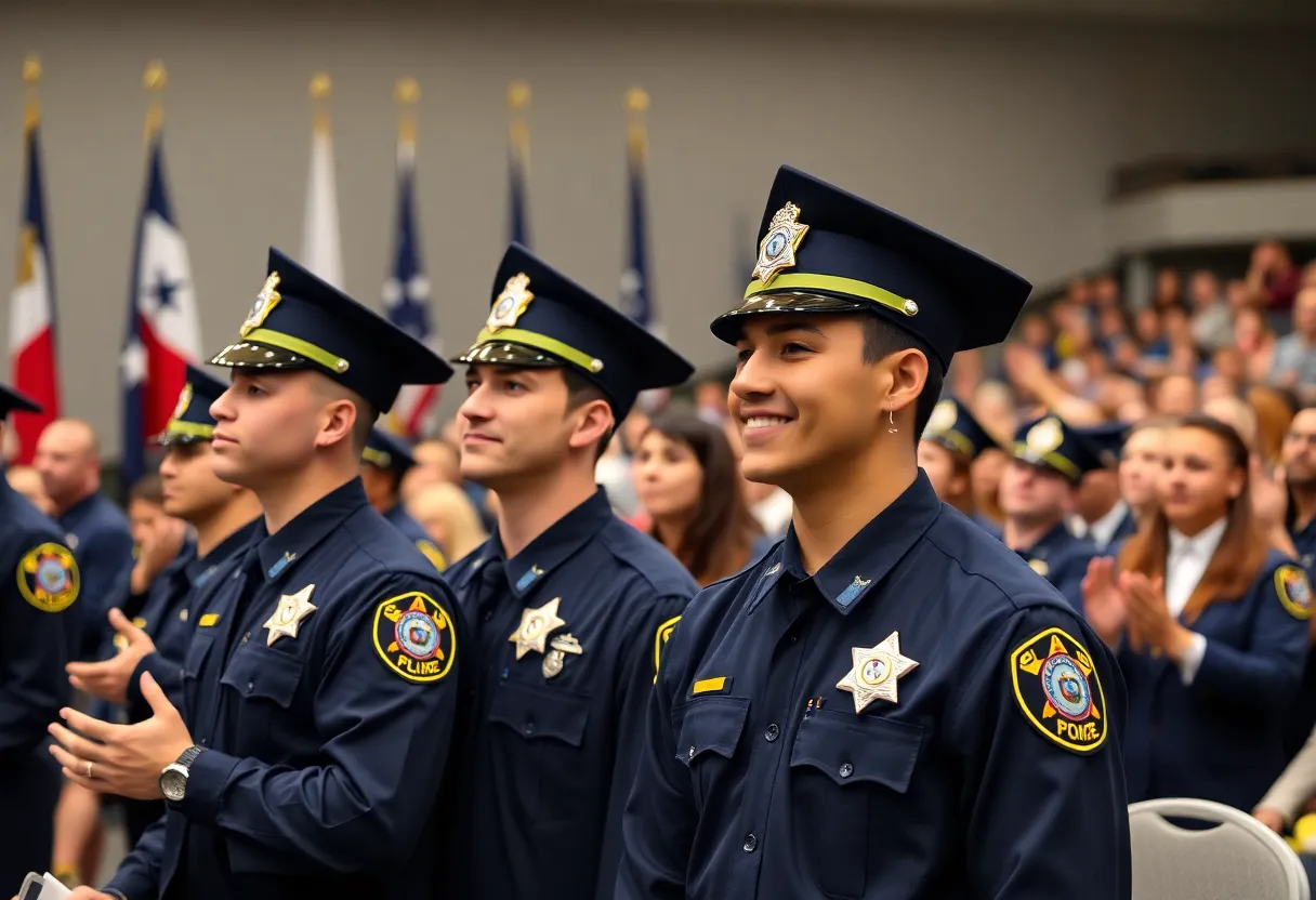 Graduation ceremony for new Texas state troopers