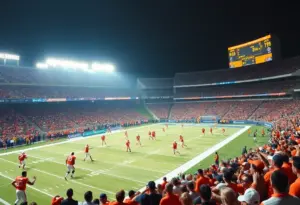 Football game featuring Texas Longhorns against Sam Houston State