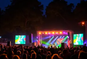 Crowd enjoying live music at Austin City Limits Festival