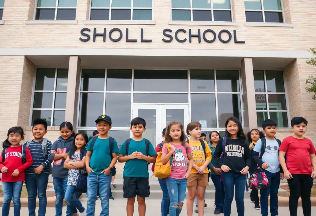Students at a school in Austin, Texas, discussing Good Friday.