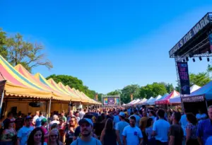 Crowd enjoying the Austin City Limits Festival at Zilker Park