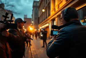 An illustration capturing the essence of controversy in an investigation.