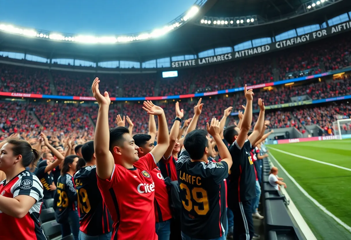 LAFC players in action against Austin FC