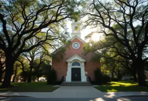 A peaceful church in Austin, TX
