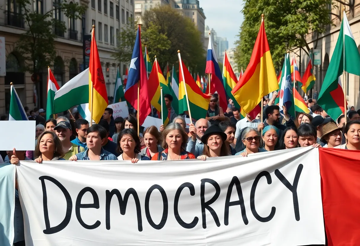 Crowd at No Kings 2 protest in Austin, Texas