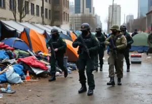 State-led operation in Austin clearing homeless encampment