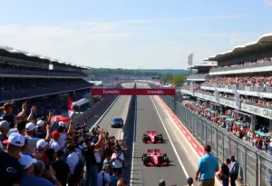 Spectators enjoying the United States Grand Prix at Circuit of The Americas