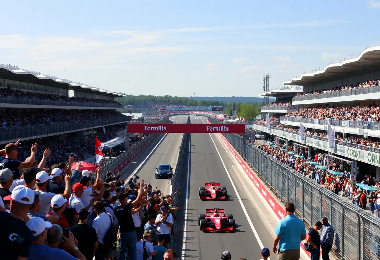 Spectators enjoying the United States Grand Prix at Circuit of The Americas