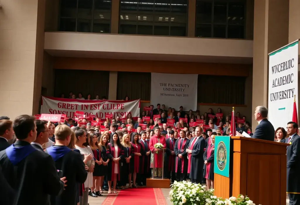 UT Austin community gathers for the presidential inauguration ceremony