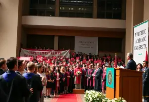 UT Austin community gathers for the presidential inauguration ceremony
