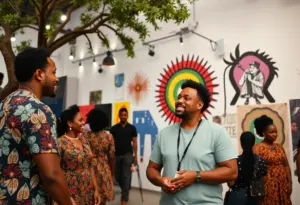 Cultural expression at the African American Cultural and Heritage Facility in Austin