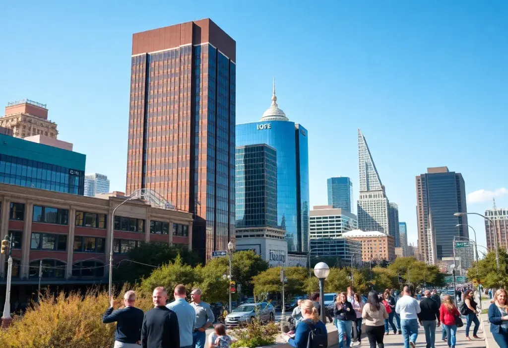 Cityscape of Austin Texas promoting economic growth