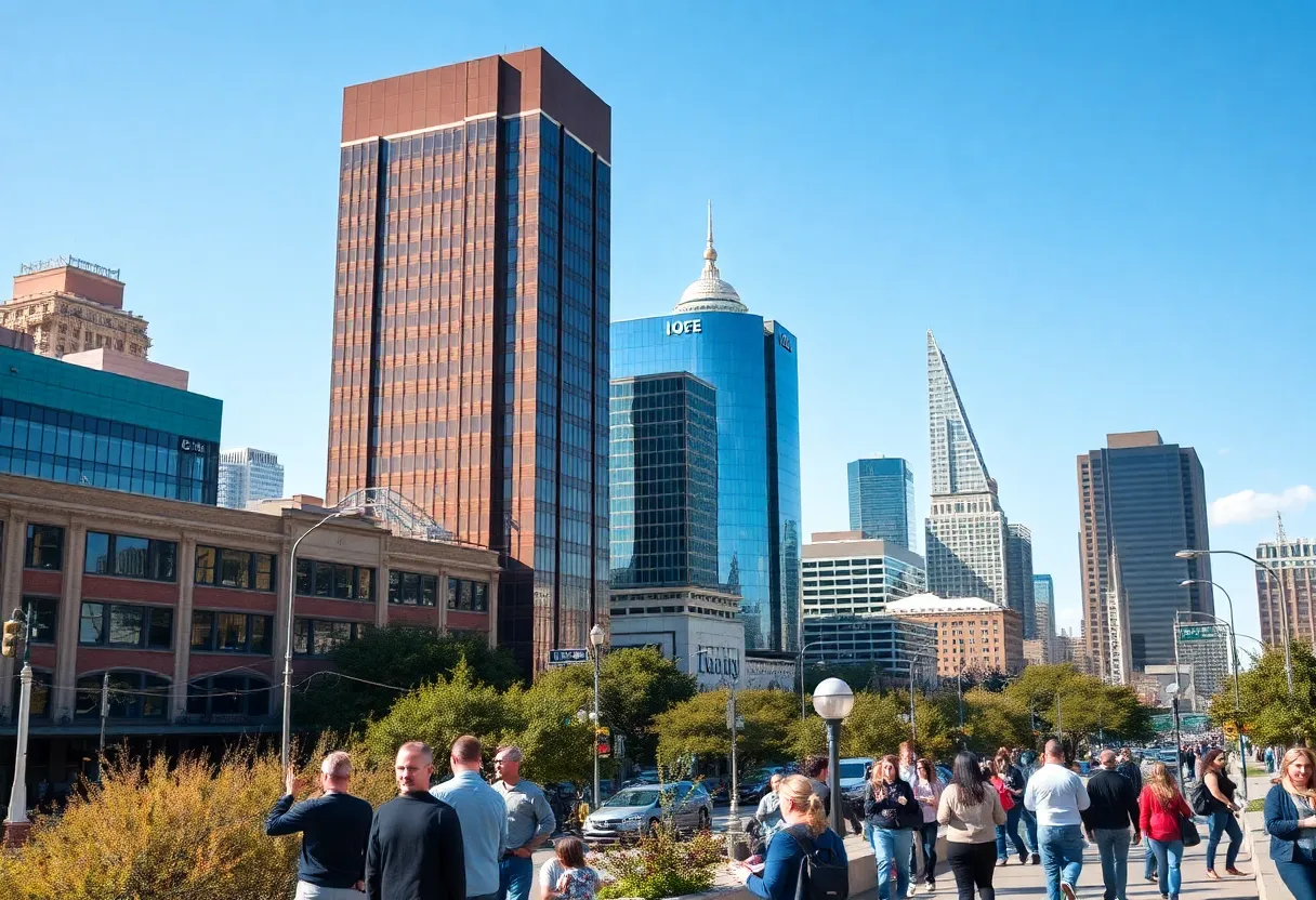 Cityscape of Austin Texas promoting economic growth