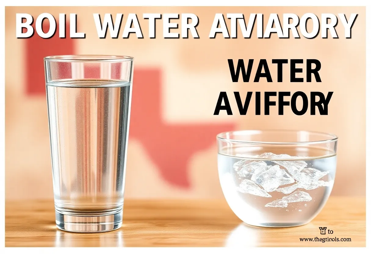 Boil water advisory notification poster