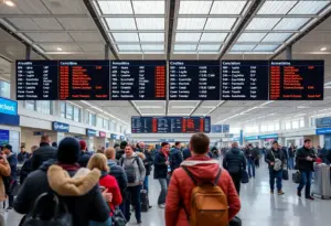 Travelers at Dallas Airport facing delays due to severe weather