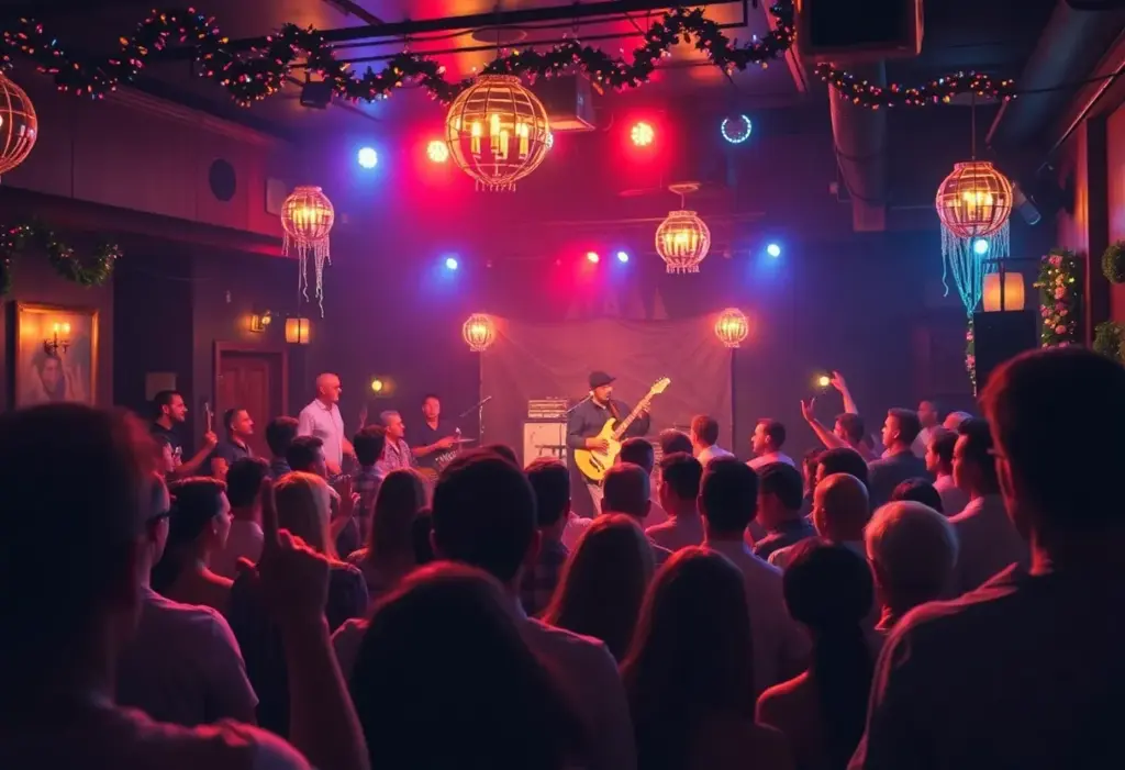 Audience enjoying the Ha Ha Tonka concert at Fitzgerald's Nightclub in Berwyn