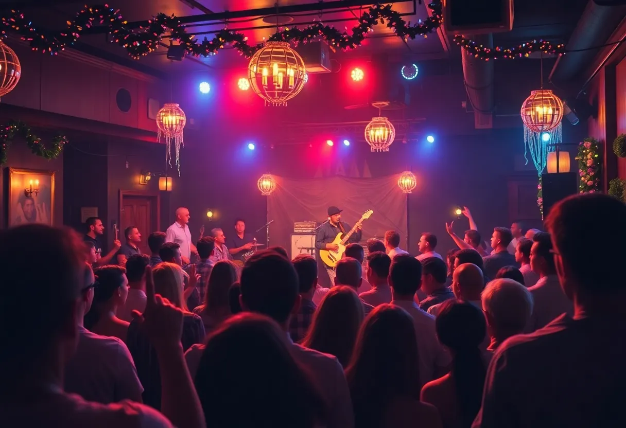 Audience enjoying the Ha Ha Tonka concert at Fitzgerald's Nightclub in Berwyn
