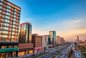 Keller Williams real estate expansion in Uzbekistan skyline