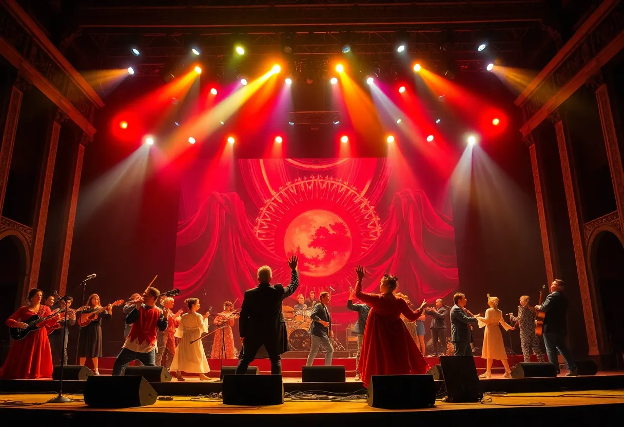 Stage scene from the opera adaptation of Mellon Collie and the Infinite Sadness