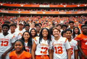 Texas Longhorns football recruiting class celebration