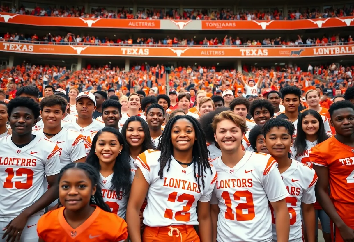 Texas Longhorns football recruiting class celebration
